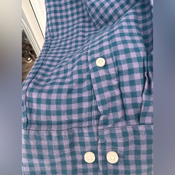 Crown & Ivy Blue Casual Button Down Shirt - Picture 4 of 9
